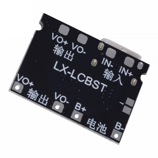 3.5V to 5V/9V 18650 Lithium Battery Charging Discharging Board - DC-DC Step Up Boost Converter Module - USB Type C Interface