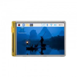 3.5inch Resistive Touch Display (G) for Raspberry Pi, IPS Panel, 320×480 Resolution, Immersion Gold Process, 262K Color