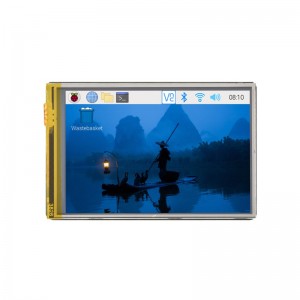 3.5inch Resistive Touch Display (G) for Raspberry Pi, IPS Panel, 320×480 Resolution, Immersion Gold Process, 262K Color 3.5inch Resistive Touch Display (G) for Raspberry Pi, IPS Panel, 320×480 Resolution, Immersion Gold Process, 262K Color