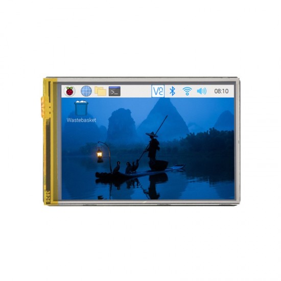 3.5inch Resistive Touch Display (G) for Raspberry Pi, IPS Panel, 320×480 Resolution, Immersion Gold Process, 262K Color 3.5inch Resistive Touch Display (G) for Raspberry Pi, IPS Panel, 320×480 Resolution, Immersion Gold Process, 262K Color