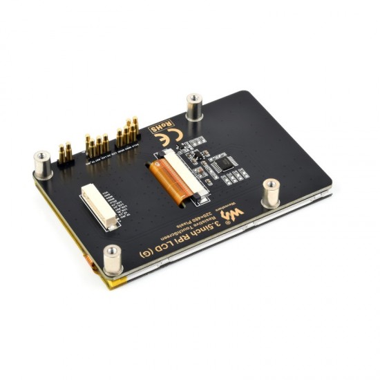 3.5inch Resistive Touch Display (G) for Raspberry Pi, IPS Panel, 320×480 Resolution, Immersion Gold Process, 262K Color 3.5inch Resistive Touch Display (G) for Raspberry Pi, IPS Panel, 320×480 Resolution, Immersion Gold Process, 262K Color