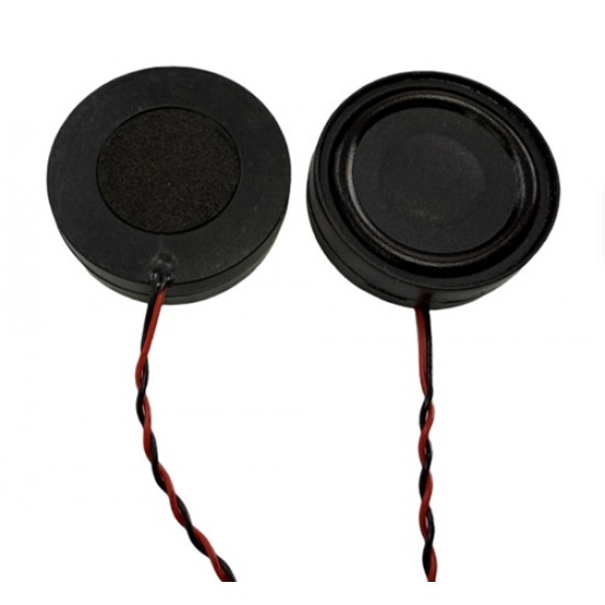 30mm 4Ω 3W Mini Loud Speaker with Laminate Diaphragm, PU Surround, Cavity & Lead Wire