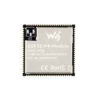 Waveshare ESP32-P4-Module Core Board, 32MB Flash & 32MB PSRAM, Based On ESP32-P4 And ESP32-C6 Dual-Chip Design, Supports 2.4GHz Wi-Fi And Bluetooth 5.3 