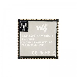 Waveshare ESP32-P4-Module Core Board, 32MB Flash & 32MB PSRAM, Based On ESP32-P4 And ESP32-C6 Dual-Chip Design, Supports 2.4GHz Wi-Fi And Bluetooth 5.3 Waveshare ESP32-P4-Module Core Board, 32MB Flash & 32MB PSRAM, Based On ESP32-P4 And ESP32-C6 Dual-Chip Design, Supports 2.4GHz Wi-Fi And Bluetooth 5.3