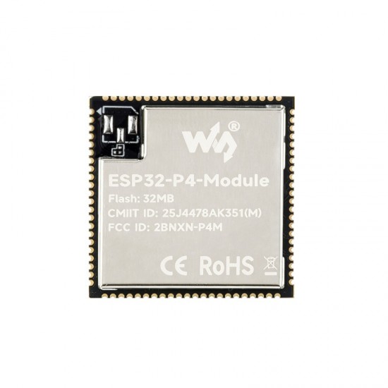 Waveshare ESP32-P4-Module Core Board, 32MB Flash & 32MB PSRAM, Based On ESP32-P4 And ESP32-C6 Dual-Chip Design, Supports 2.4GHz Wi-Fi And Bluetooth 5.3 