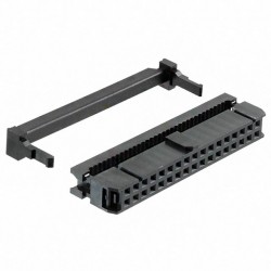 Flat Ribbon Cable Connector - Press Mount - 34 Pin Female - 2.54mm - FRC/ IDC connector