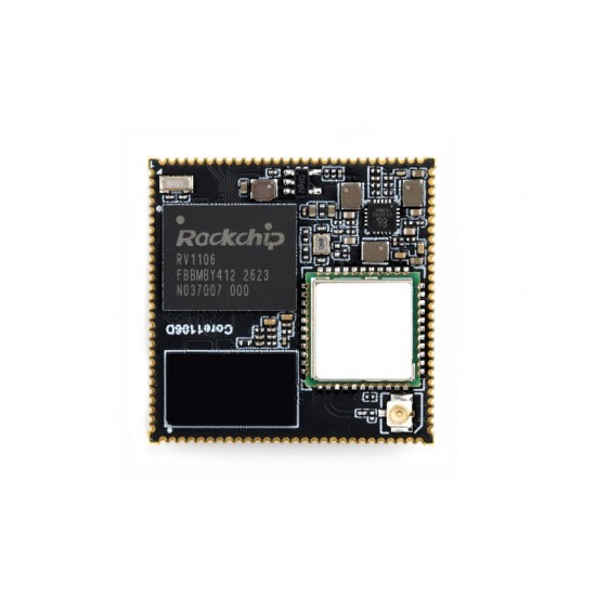 Luckfox Core1106D 256MB RAM + 8GB eMMC NAND Core Board Based On Rockchip RV1106 Chip, Integrates ARM Cortex-A7/RISC-V MCU/NPU/ISP Processors Luckfox Core1106D 256MB RAM + 8GB eMMC NAND Core Board Based On Rockchip RV1106 Chip, Integrates ARM Cortex-A7/RISC-V MCU/NPU/ISP Processors