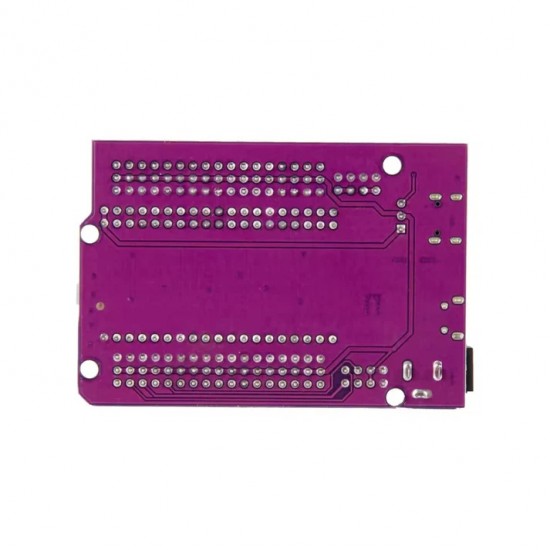 38 Pin ESP32 GPIO Expansion Board with Type-C USB and Micro USB Dual Interface for ESP32 ESP-32 ESP-32S Development Board - Purple Color