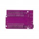 38 Pin ESP32 GPIO Expansion Board with Type-C USB and Micro USB Dual Interface for ESP32 ESP-32 ESP-32S Development Board - Purple Color