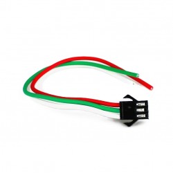 3 Pin JST-SM Female Connector - 2.5mm Pitch - 2517 Series - 10CM Cable Length 3 Pin JST-SM Female Connector - 2.5mm Pitch - 2517 Series - 10CM Cable Length