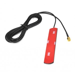 GSM Antenna 3dBi Sticker Patch Antenna - 3 Meter Cable - SMA Male connector