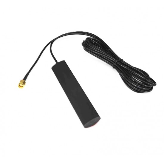 GSM Antenna 3dBi Sticker Patch Antenna - 3 Meter Cable - SMA Male connector
