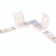 3 Pin 10mm L Shaped Solderless LED Strip Connector For WS2812B / WS2811