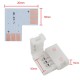 3 Pin 10mm L Shaped Solderless LED Strip Connector For WS2812B / WS2811