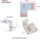 3 Pin 10mm L Shaped Solderless LED Strip Connector For WS2812B / WS2811
