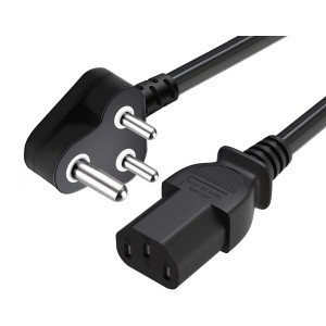 3 Pin AC Power Cord Cable with C13 Female Connector - 10A 250V - 1.5 Meter Cable Length