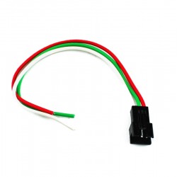 3 Pin JST-SM Male Connector - 2.5mm Pitch - 2517 Series - 10CM Cable Length 3 Pin JST-SM Male Connector - 2.5mm Pitch - 2517 Series - 10CM Cable Length