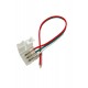 3 Pin 10mm Solderless LED Strip Connector For WS2812B / WS2811  - 15cm Wire