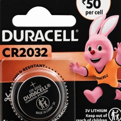 Duracell CR2032 3V Lithium Coin Cell Battery