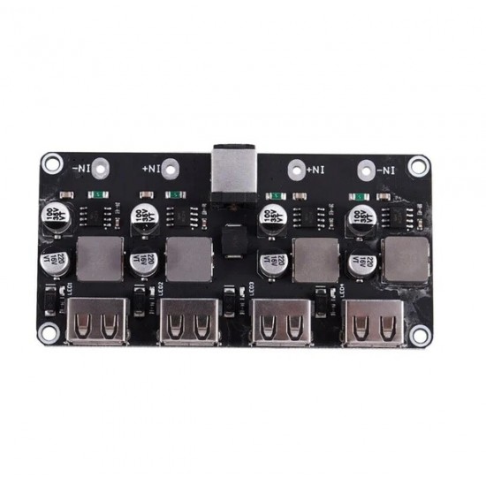 4-Channel USB QC3.0 QC2.0 DC-DC Step Down Buck Converter Module Fast Quick Charger Circuit Board