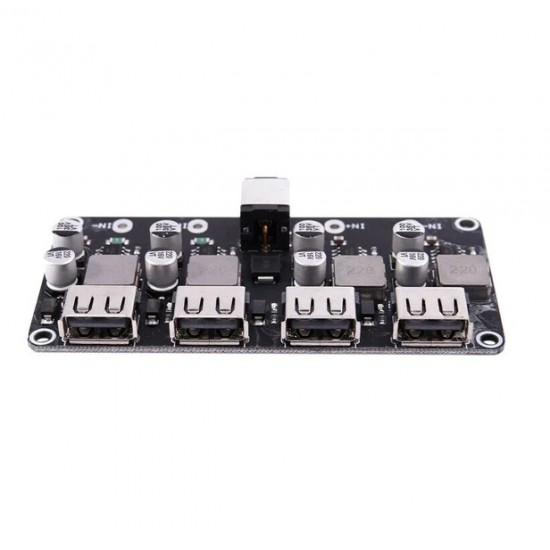 4-Channel USB QC3.0 QC2.0 DC-DC Step Down Buck Converter Module Fast Quick Charger Circuit Board