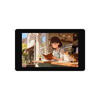 Waveshare 4inch DSI Capacitive Touch Display, 480 × 800 Resolution, IPS Display Panel, 5-Point Touch, Optical Bonding Toughened Glass Panel