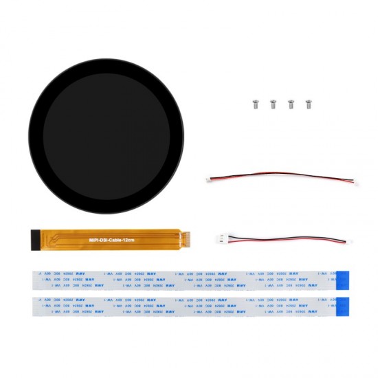 Waveshare 4inch DSI Round Capacitive Touch Display with Enclosure, 720 × 720 Resolution, IPS display panel, 10-Point Touch Waveshare 4inch DSI Round Capacitive Touch Display with Enclosure, 720 × 720 Resolution, IPS display panel, 10-Point Touch