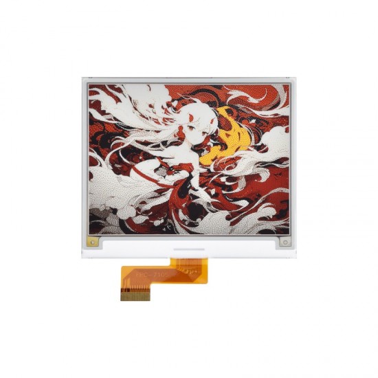 4.2inch E-Paper / E-Ink Raw Display (G), 400x300, Red/Yellow/Black/White, SPI Interface