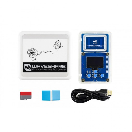 Waveshare 4.2inch NFC-Powered e-Paper Evaluation Kit, Wireless Powering & Data Transfer Waveshare 4.2inch NFC-Powered e-Paper Evaluation Kit, Wireless Powering & Data Transfer