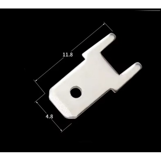 [Pack of 100] 4.8mm PCB Circuit Board Welding Terminals