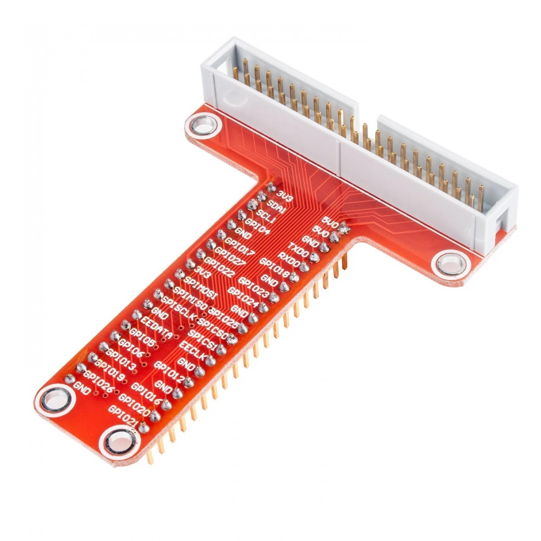 Buy Pin T Type Gpio Extension Board For Raspberry Pi Red Online In