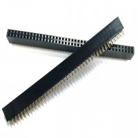 Female Header 40x2 Connector, 2.54mm Pitch, 10mm Height