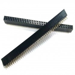 Female Header 40x2 Connector, 2.54mm Pitch, 10mm Height
