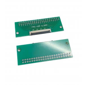 42 Pin 0.5mm FFC / FPC Adapter Board With Soldered Connector 42 Pin 0.5mm FFC / FPC Adapter Board With Soldered Connector
