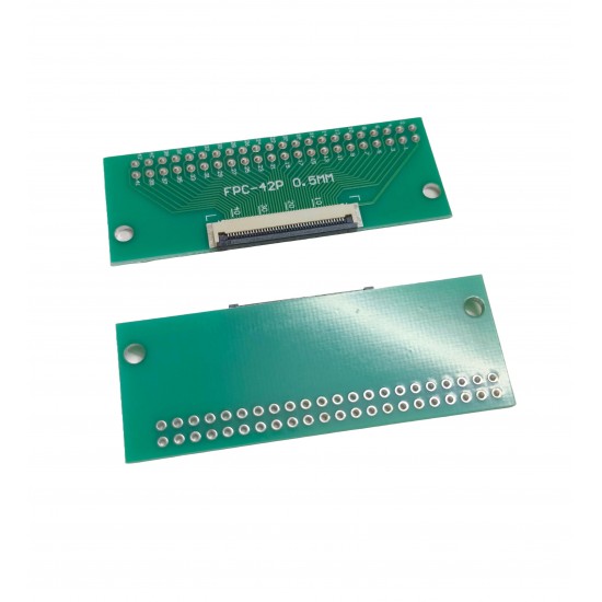 42 Pin 0.5mm FFC / FPC Adapter Board With Soldered Connector