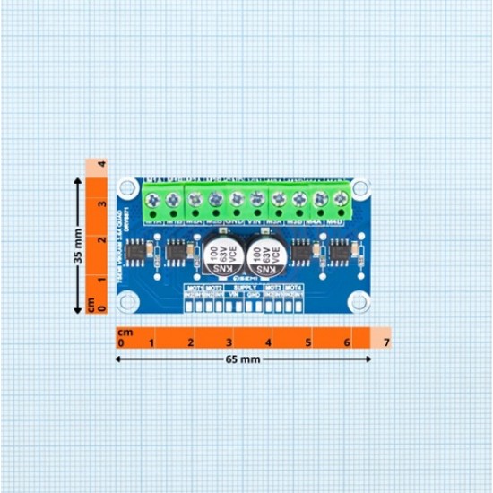Vikram-453R6Q Quad DC Motor Driver – 6.5V–45V Input, 3.6A 4 Channel Vikram-453R6Q Quad DC Motor Driver – 6.5V–45V Input, 3.6A 4 Channel