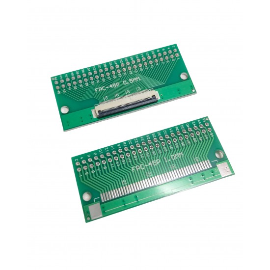 45 Pin 0.5mm FFC / FPC Adapter Board With Soldered Connector