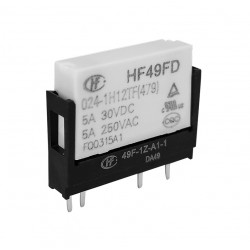Hongfa 49F-1Z-A1 Relay Socket for HF49FD Relays Hongfa 49F-1Z-A1 Relay Socket for HF49FD Relays