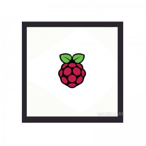4inch Square Capacitive Touch Screen LCD (C) for Raspberry Pi, 720×720, DPI, IPS, Toughened Glass Cover, Low Power