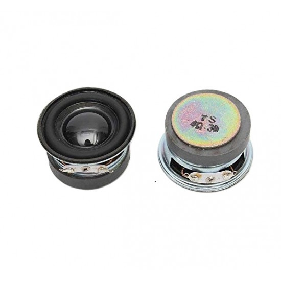 4 Ohm 3 Watt Low Cost Magnetic Speaker - 40mm Diameter