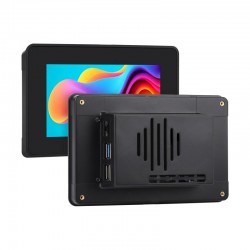 5inch DSI Capacitive Touch Display, 720×1280 Pixels, IPS Panel, 5-Point Touch, Optical Bonding Toughened Glass Panel, With Enclosure