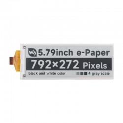 5.79inch E-Paper raw display, e-ink display, 792x272, Black/White, SPI Communication 5.79inch E-Paper raw display, e-ink display, 792x272, Black/White, SPI Communication