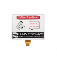 5.83inch, 648×480 E-Ink raw display (B), red/black/white three-color SPI Interface, Without PCB