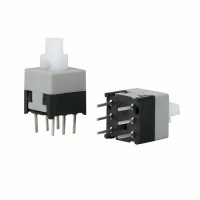 5.8x5.8mm 6 Pin Self-locking power Switch ON/OFF push button switch