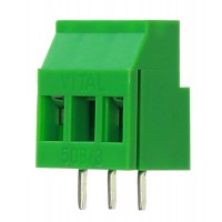 508/3 5.08mm 3 Pin Screw Terminal Connector - 300V 10A