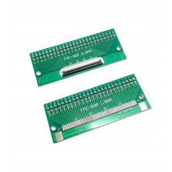 50 Pin 0.5mm FFC / FPC Adapter Board With Soldered Connector 50 Pin 0.5mm FFC / FPC Adapter Board With Soldered Connector
