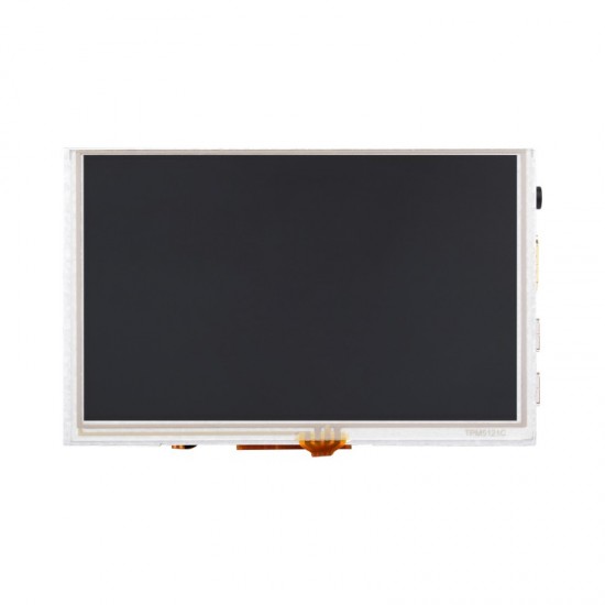 5inch High-Brightness Narrow-bezel Resistive Touch Display, 1024x600 Pixels, Air Bonding Toughened Glass Panel, HDMI Interface, IPS Panel