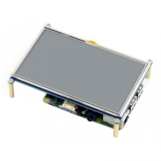5inch Resistive Touch Screen LCD, 800×480, HDMI, Low Power