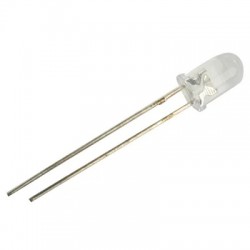 LED - 333SRC/E 5.0mm Red Round Type LED - Everlight Pack of 10