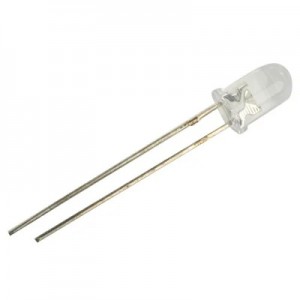 LED - 333SRC/E 5.0mm Red Round Type LED - Everlight Pack of 10